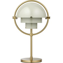 Gubi – Multi-lite portable lamp, pastel grey and brass