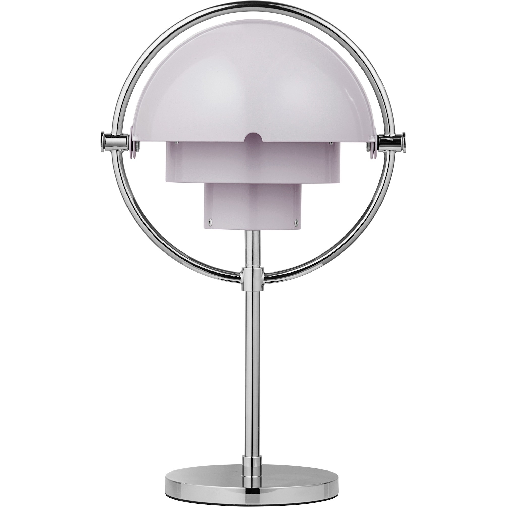 Gubi – Lampe portable Multi-lite, pale lilac et chrome