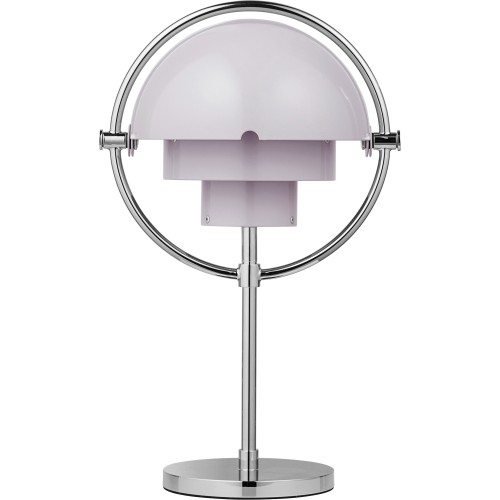 Gubi – Lampe portable Multi-lite, pale lilac et chrome