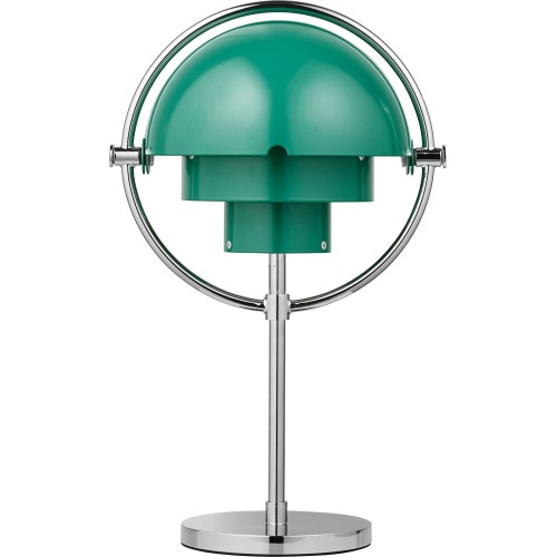 Gubi – Lampe portable Multi-lite, teal green et chrome