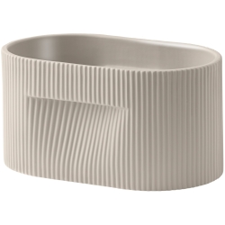 Pot Ridge – 22,5 x 15 x H13cm – Beige - Muuto