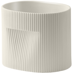 Pot Ridge – 18,5 x 14,5 x H15,2cm – Blanc cassé - Muuto