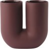 Vase Kink – 27,4 x H26 cm – Deep red - Muuto