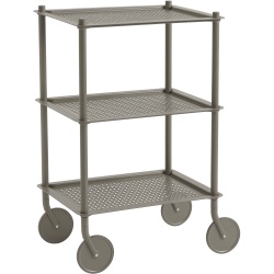 Flow Trolley – 3 plateaux – Taupe - Muuto