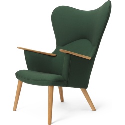 CH78 armchair – Umber 68280 + Oak Oiled - Carl Hansen & Søn