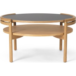 Table basse Sideways RF1905 – Chêne Huilé + Stratifié noir - Carl Hansen & Søn