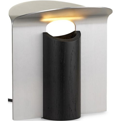 RF200 Petal lamp – Aluminium + Black oak - Carl Hansen & Søn