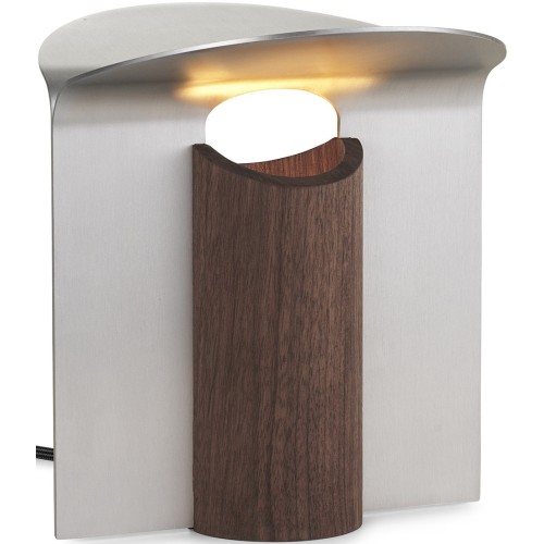 RF200 Petal lamp – Aluminium + Oiled walnut - Carl Hansen & Søn