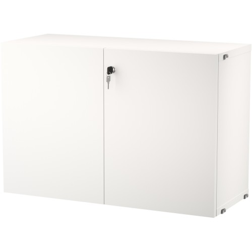 Cabinet avec serrure – blanc – L78xP32xH52 cm - String Furniture