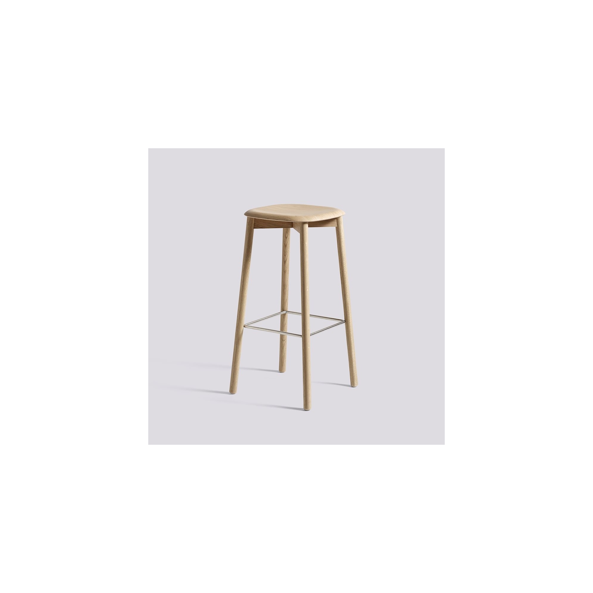 Soft Edge 82 stool - oak lacquered - H75 - OFFER - HAY