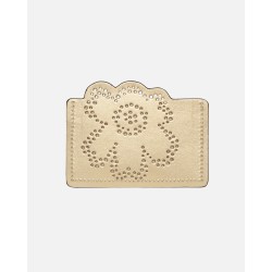 - Marimekko Unikko Imprint Card holder - Gold 003