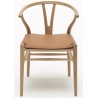 seat cushion - brown Loke 7748 leather - for CH24 - Carl Hansen & Søn