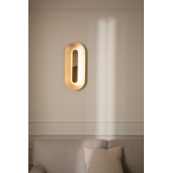 Nuura – Large brass Sasi wall lamp