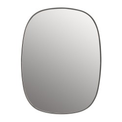 Gris / Neutre, petit - Miroir Framed - OFFER