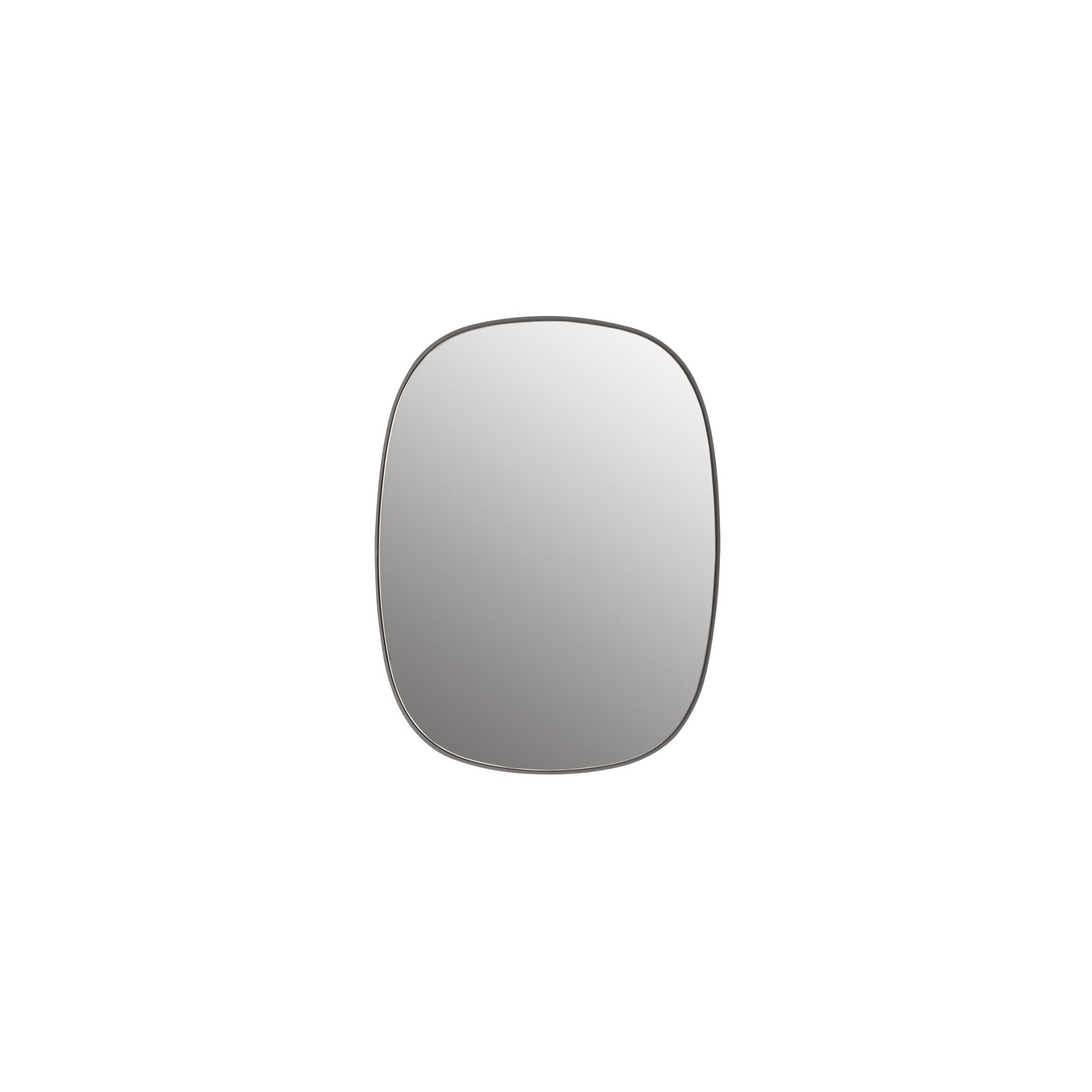 Grey / Clear, small - Framed Mirror - OFFER