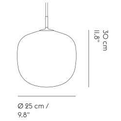 Suspension Rime Ø25 cm - blanc - OFFER - Muuto