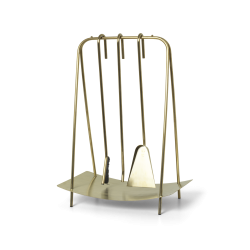 Port Fireplace tools - brass