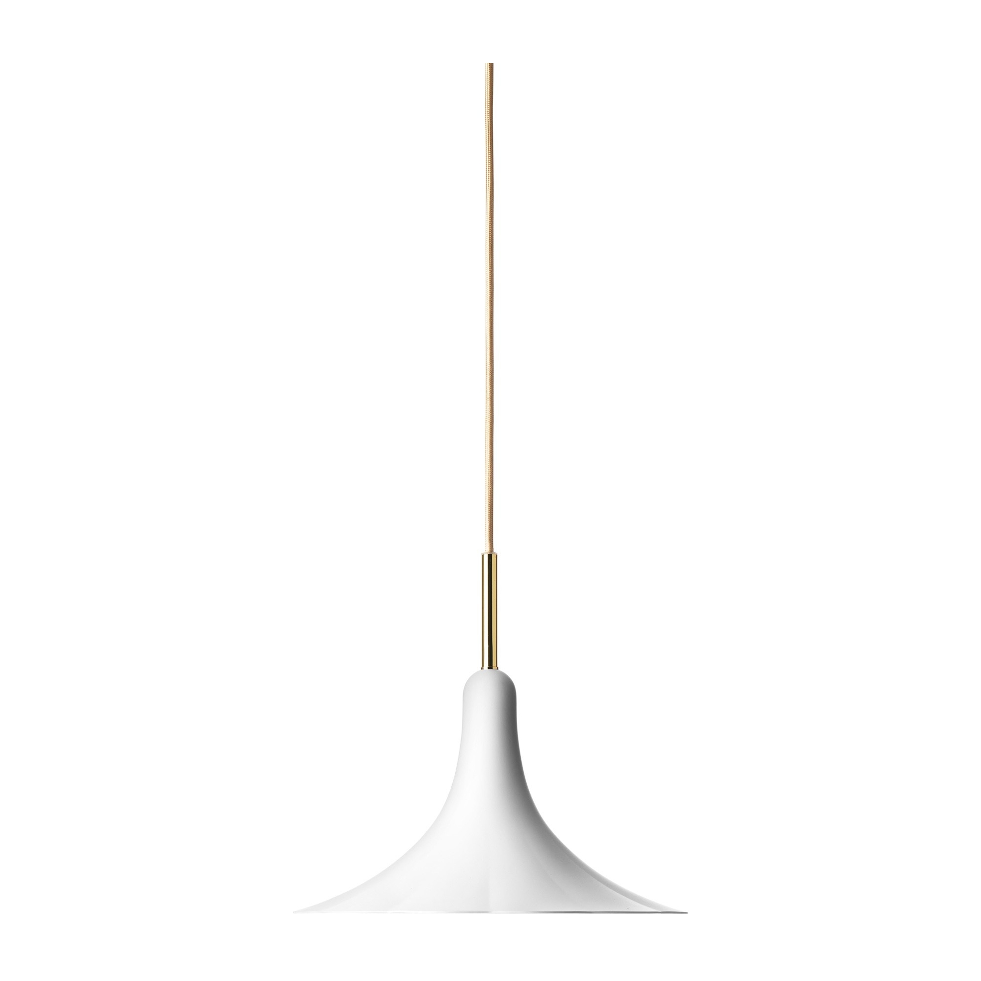 Nuura – Petalii Pendant, white and polished brass