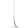 Nuura – Petalii Pendant, white and polished brass