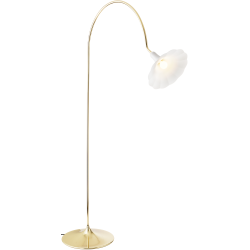 Nuura – Lampadaire Petalii blanc et laiton poli