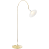 Nuura – Petalii Floor lamp, white and polished brass