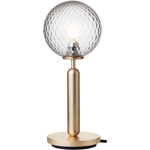 Nuura – Miira table lamp brass and clear glass