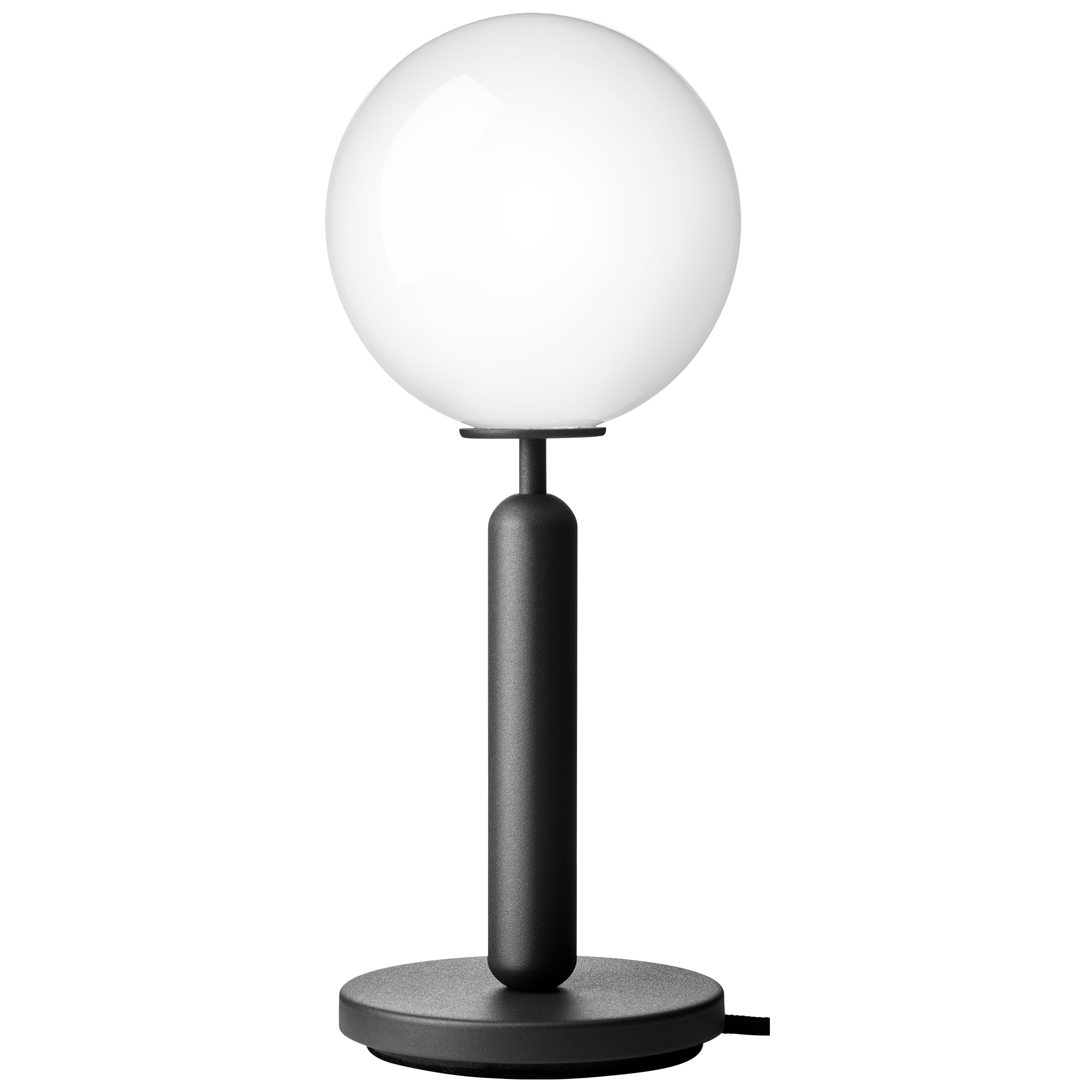 Nuura – Miira table lamp rock grey and white opal glass