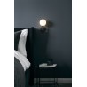 Nuura – Miira wall lamp rock grey and white opal glass