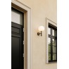 Nuura – Miira Outdoor wall lamp, dark bronze and white opal glass