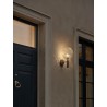 Nuura – Miira Outdoor wall lamp, dark bronze and clear glass