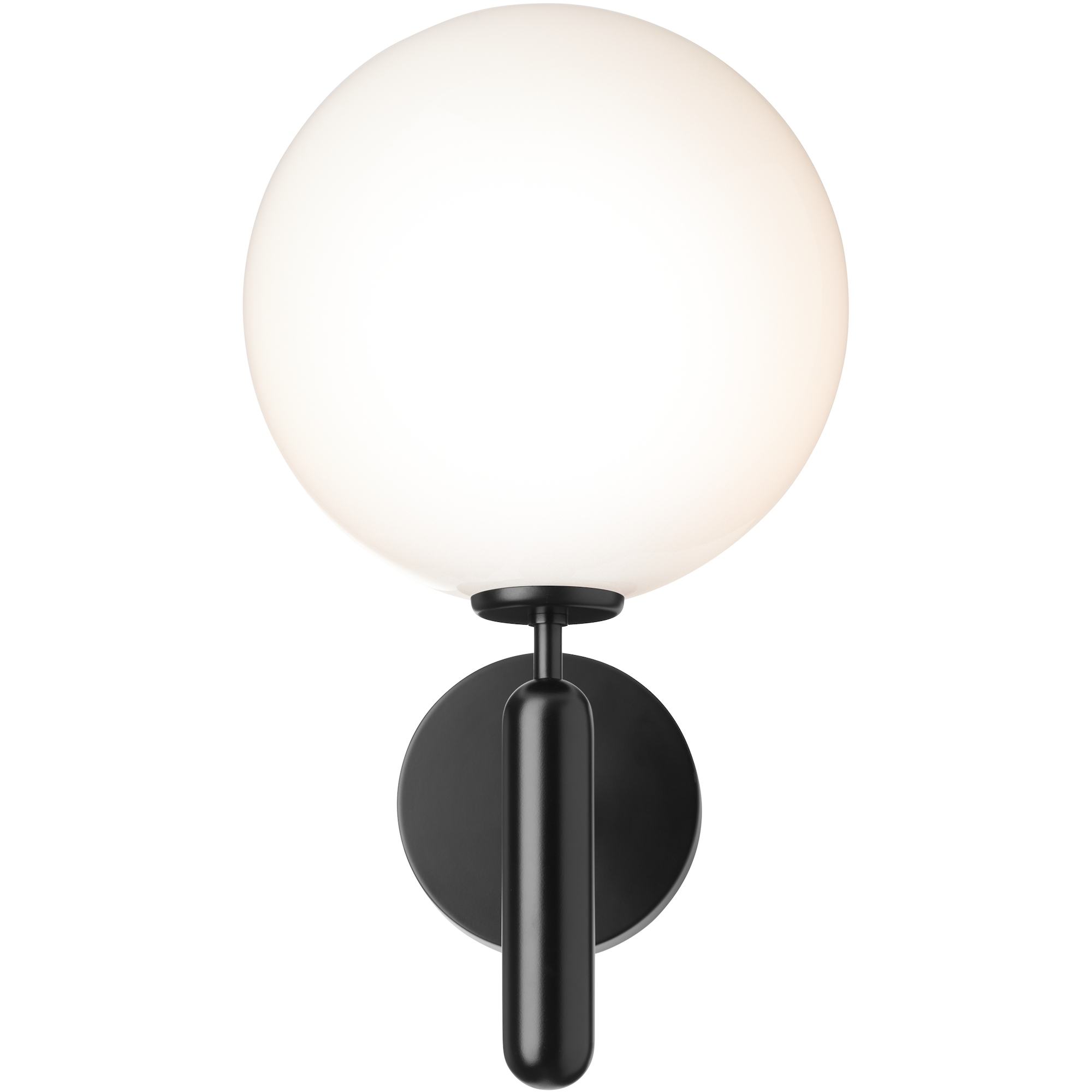 Nuura – Miira Outdoor wall lamp, black and white opal glass