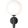 Nuura – Miira Outdoor wall lamp, black and white opal glass