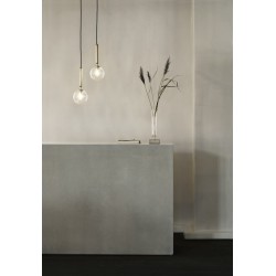 Nuura – Miira 1 pendant, brass and clear glass