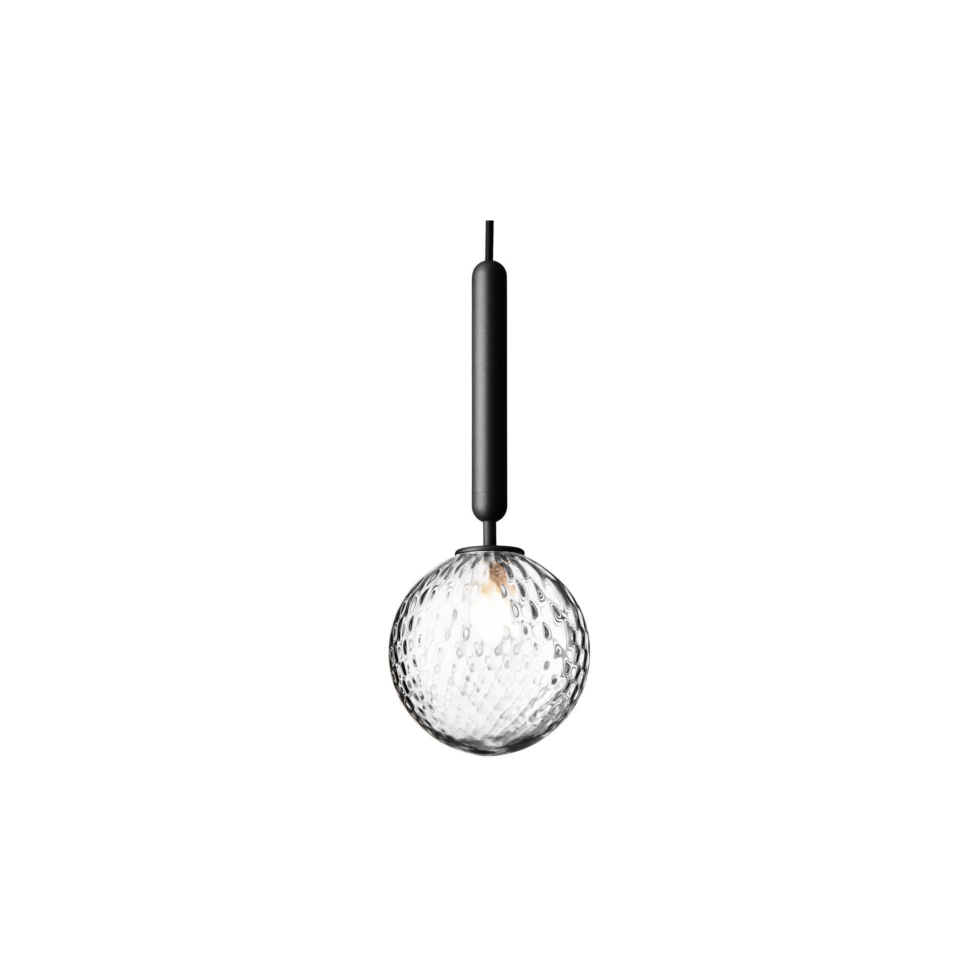 Nuura – Miira 1 pendant, rock grey and clear glass