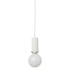 Collect Lighting - Socket Pendant Low - White - Ferm Living