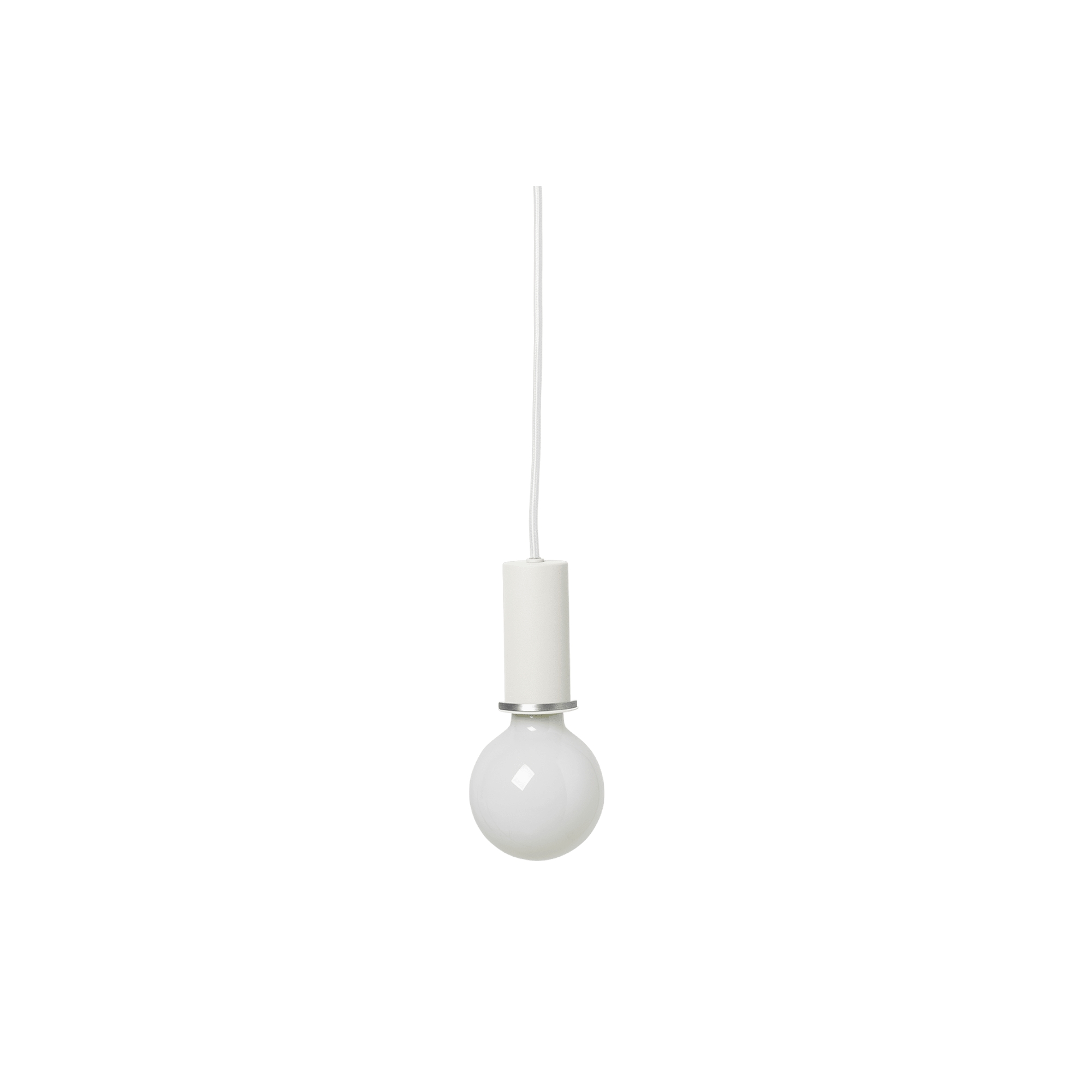 Collect Lighting - Socket Pendant Low - White - Ferm Living