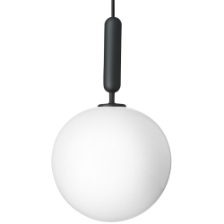 Nuura – Miira 1 Large pendant, rock grey and white opal glass