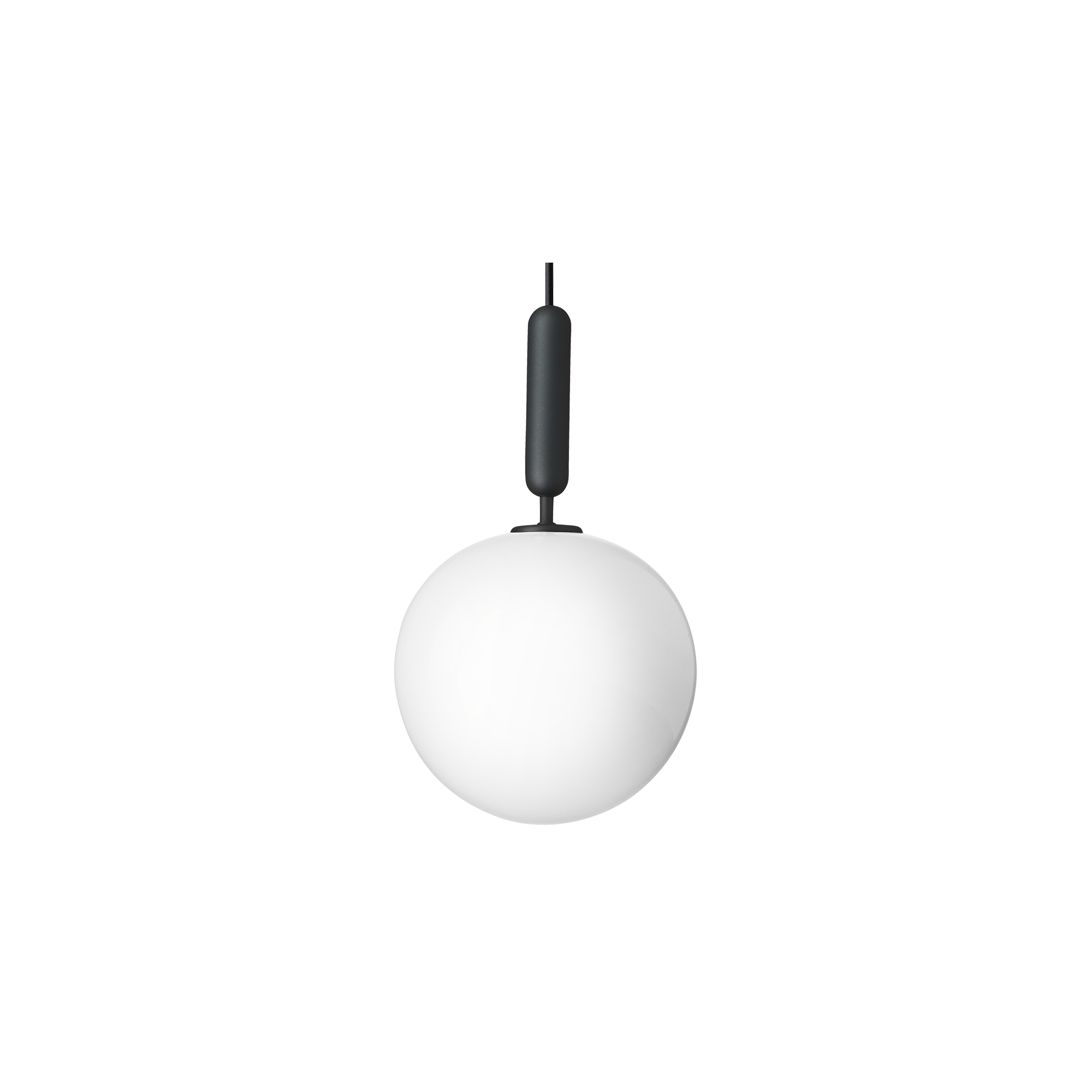 Nuura – Miira 1 Large pendant, rock grey and white opal glass