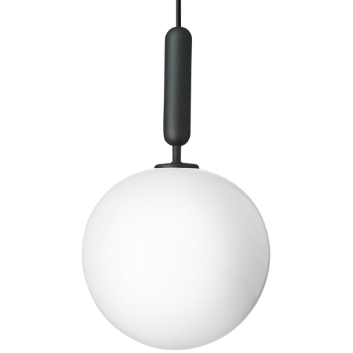 Nuura – Miira 1 Large pendant, rock grey and white opal glass