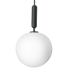 Nuura – Suspension Miira 1 Large, rock grey et verre blanc opal