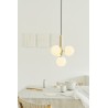 Nuura – Miira 4 pendant, brass and white opal glass