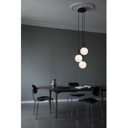 Nuura – Miira 3 Large pendant, rock grey and white opal glass