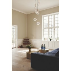 Nuura – Miira 6 Large pendant, brass and clear glass