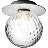 Nuura – Liila 1 Medium wall / ceiling lamp, light silver and clear glass