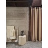 Carob Brown/Parchment  – Chambray Shower curtain - Ferm Living