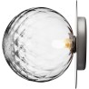 Nuura – Liila 1 Large wall / ceiling lamp, light silver and clear glass