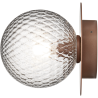 Nuura – Liila 1 Outdoor wall / ceiling lamp, dark bronze and clear glass