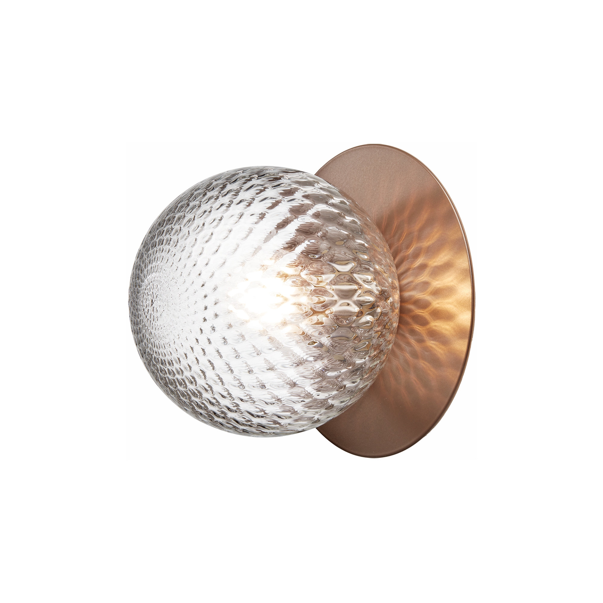 Nuura – Liila 1 Outdoor wall / ceiling lamp, dark bronze and clear glass