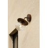 Nuura – Liila Outdoor wall lamp, dark bronze and clear glass