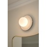 Nuura – Liila Muuse Small wall / ceiling lamp, white and white opal glass